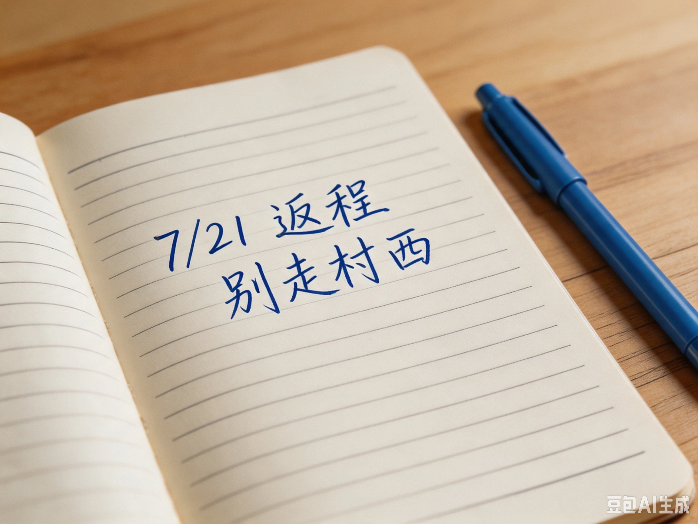 队员笔记本手写页(图中文字:别走村西)